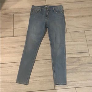 Light wash jeans